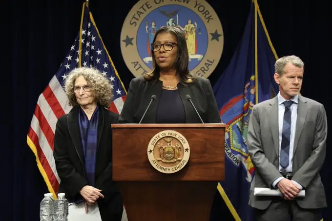 New York Attorney General Letitia James announced that the state is suing the Trump Administration over blocking New Yorkers from trusted traveler programs.